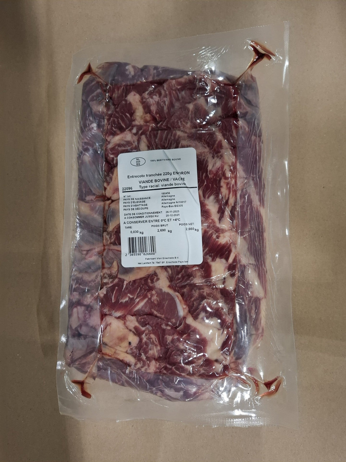 Strip Steak (Entrecote) 1 kg